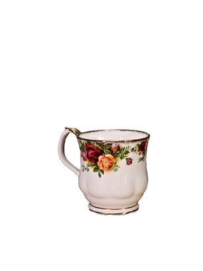 VINTAGE ROYAL ALBERT old country rose demitasse cup mug 1962